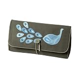 Serena & Lily Peacock Gypsy Clutch, Army Green