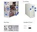 SUPERMICRO SC733I-645 e.ATX Beige Tower Chassis 645W EPS12V FDD 2 0 (4) 2 Fans System Cabinet