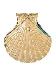 CleverEves 14K Gold Pendant Two Tone Reversible Shell 25.1 - Gram(s)
