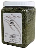 Colorado Spice Basil, Whole Domestic Large Cut, 6-Ounce Jars (Pack of 2)