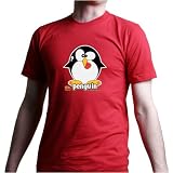 KIDS / PENGUIN T-Shirt - 100% Fine Jersey Combed Cotton MENS / UNISEX T-Shirt - Sweat Shop Free