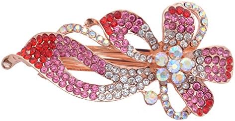 Dongshop(TM) Full Drill Bow Hair Hairpin Bride Headdress Jewelry Accessories