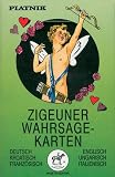 Produkt-Bild: Zigeuner Wahrsagekarten. Deutsch/Englisch/Kroatisch/Ungarisch/Franz&ouml;sisch/Italienisch: 36 Karten mit Anleitung