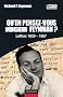 Qu'en pensez-vous Monsieur Feynman ? : Lettres 1939-1987