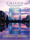 Calculus, Early Transcendentals Matrix Version (6th Edition)