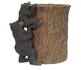 Black Bear Lodge Country Bath Waste Paper Basket