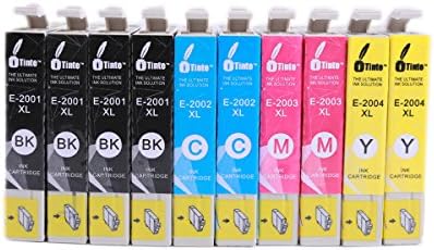 iTinte T200XL Compatible Ink Cartridges (4 Black, 2 Cyan, 2 Magenta, 2 Yellow) for EPSON XP 100, XP 200, XP 300, XP 310, XP 314, XP 400, XP 410, WF 2510, WF 2520, WF 2530, WF 2540