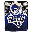 Saint Louis Rams Light Weight Fleece NFL Blanket (Shadow Series) (50x60")"