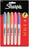 Sharpie Permanent Marker Fine Tip 5 Pack