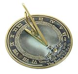 Grow old with me Brass Sundial