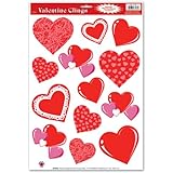 Heart Clings Party Accessory (1 count) (13/Sh)