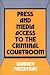 Book Press and Media Access to the Criminal Courtroom