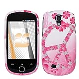 Peace & Flowers Protector Case for Samsung Gravity Smart T589