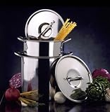 Metro 0224 2 Piece Stainless Steel Stock Pot Set
