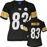 Heath Miller Black Reebok Premier Pittsburgh Steelers Womens Jersey