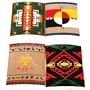Fiberlok 4 Piece Set Pendleton Assortment CoasterRugs, Hand Washable Coaster Pad & Desk Protector.