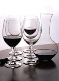 Riedel Vinum 6+1 Cabernet, Merlot Set, With Free Syrah Decanter