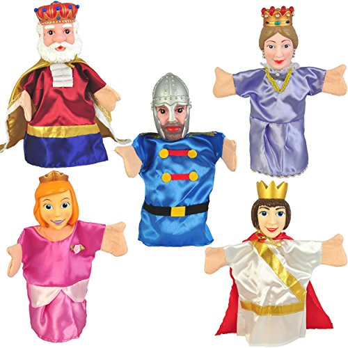 Set of 5 Royal Family & Knight Hand Puppets 10