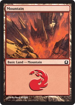 Magic: the Gathering - Mountain (268) - Return to Ravnica - Foil