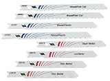 Vermont American 30086 8-Piece Bi-Metal U-Shank Jig Saw Blade Set