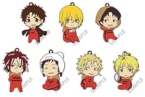 えふぉるめ ALLOUT!! パジャキャララバーストラップ BOX商品 1BOX = 7個入り、全7種類