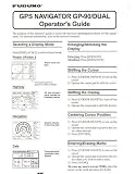 Furuno GP90/Dual GPS Navigator Operators Guide