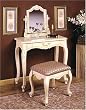Hills of Provence Vanity Mirror And Bench By Powell Furniture