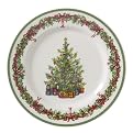 Christopher Radko Tree Salad Plate Set of 4