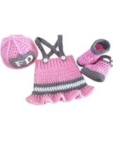 CX-Queen Baby Photography Prop Girl Fireman Firefighter Hat Skirt Boots