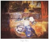 Afternoon Blues II - Artist: Steffen Reiss - Art Print Poster - With a Black Wood Frame - Image Size: 30.00 by 24.00 inches Art Print Poster - With a Black Wood Frame
