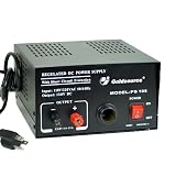 Goldsource® PS-105 DC Regulated 13.8 volt / 10 amp Power Supply with Linear Cigarette Lighter Adapter
