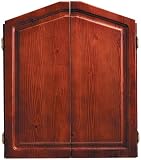 Accudart D4220 Solid Pine Dartboard Cabinet Set