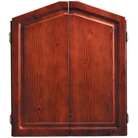 Accudart D4220 Solid Pine Dartboard Cabinet Set by 