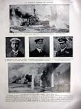 Jutland Navy Battle Italian Front War French Print 1927