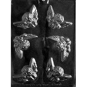 CHERUBS Valentine Candy Mold chocolate