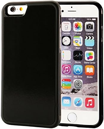 iPhone 6 Plus Anti-Gravity Selfie Case Magical Nano Sticky Stick to glass, mirrors, whiteboards flat surfaces for iPhone 6 case 5.5 inch (Black 5.5)