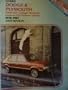 Dodge & Plymouth Omni-024-Charger-Rampage Horizon-Tc3-Turismo-Scamp 1978-1987 Shop Manual
