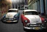 Posters: Cuba Poster - Voitures Anciennes (91 x 61 cm) Image du produit