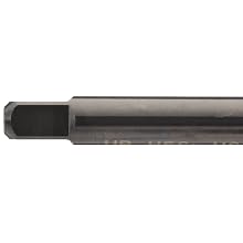 Union Butterfield 1590(UNC)/1590(UNF)/1591(UNC)/1591(UNF) High-Speed Steel Spiral Flute Tap, Heavy-Duty, Black Oxide Finish, Round Shank with Square End