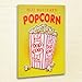Hot Buttered Popcorn Metal Sign