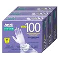 Medi-Touch Powder Free Latex Disposable Gloves, One Size Fits All, 100-Count Boxes (Pack of 3)