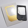 MicroSIM Adapter + Goldfolie (Made in Germany - Adapter mit patentierter Halterung f�r iPhone 4 und iPad MicroSIM Karten + patentierte GOLDFOLIE zum Zuschneiden Ihrer normalen SIM-Karte in eine Micro SIM Karte