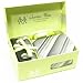 100% Silk Woven Stripe pattern Neck Tie Cufflink Handkerchief Gift Set Gray Charcoal Ivory Hanky Necktie Cuff link with Gift Box.