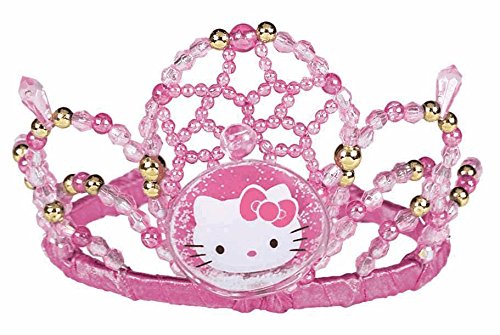 Amscan Hello Kitty 5" x 3-1/2" x 6" Beaded Tiara