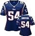 Tedy Bruschi New England Patriots Women's Navy Replica Jersey