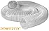 POWERTEC 70111 4-Inch x 10-Feet Flexible PVC Dust Collection Hose, Clear Color