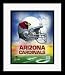 Arizona Cardinals NFL Team Logo and Football Helmet Collage Framed 8 x 10 Photograph