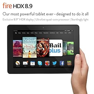 Fire HDX 8.9, 8.9" HDX Display, Wi-Fi, 16 GB - Includes Special Offers