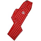 Ohio State Buckeyes Scarlet Plaid NCAA Cover Pajama Pants