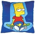 Bart Simpson - Grafitti Plush Cushion - Skate Blue